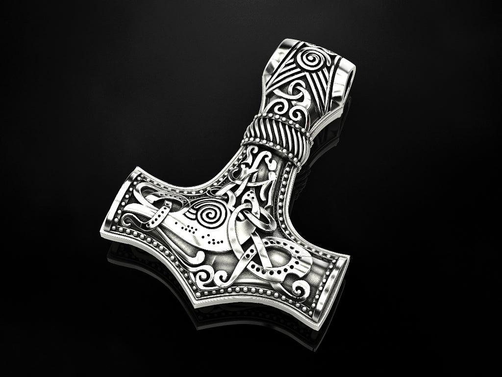 Hammer Torah Pendant Amulet - Tradition X