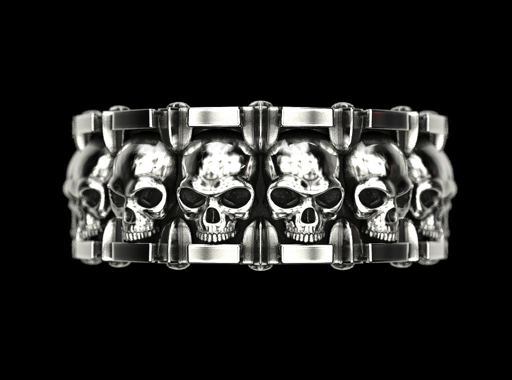 Skull and Stars Ring - Tradition X