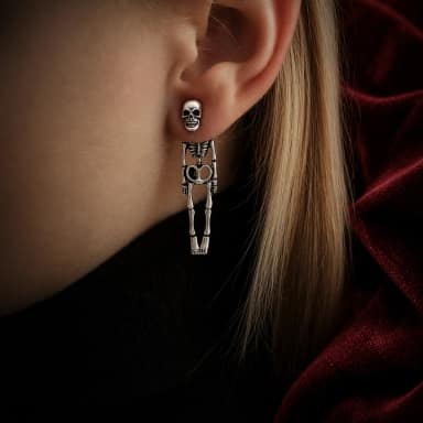 Skeleton Earrings