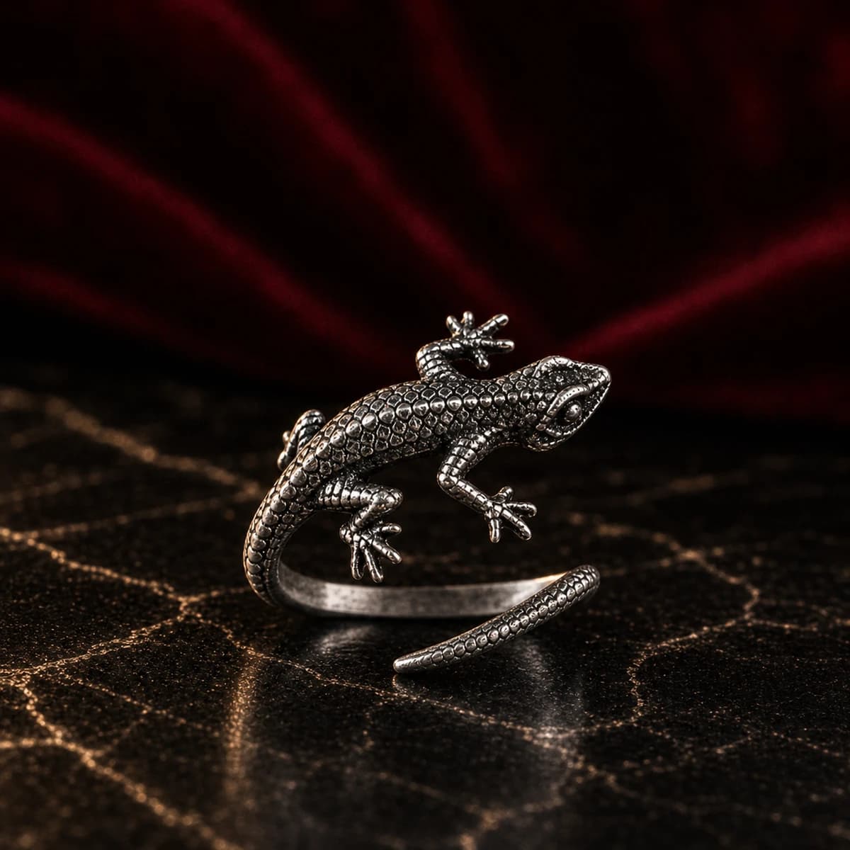 Bohemian Lizard Ring
