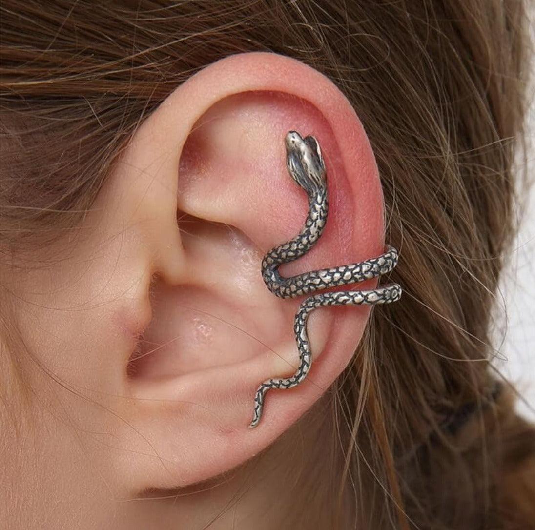 Vintage Dark Cobra Ear Cuff - Tradition X