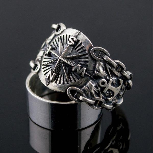 Vintage Compass Ring - Tradition X