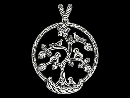 Bird Tree of Life Pendant - Tradition X