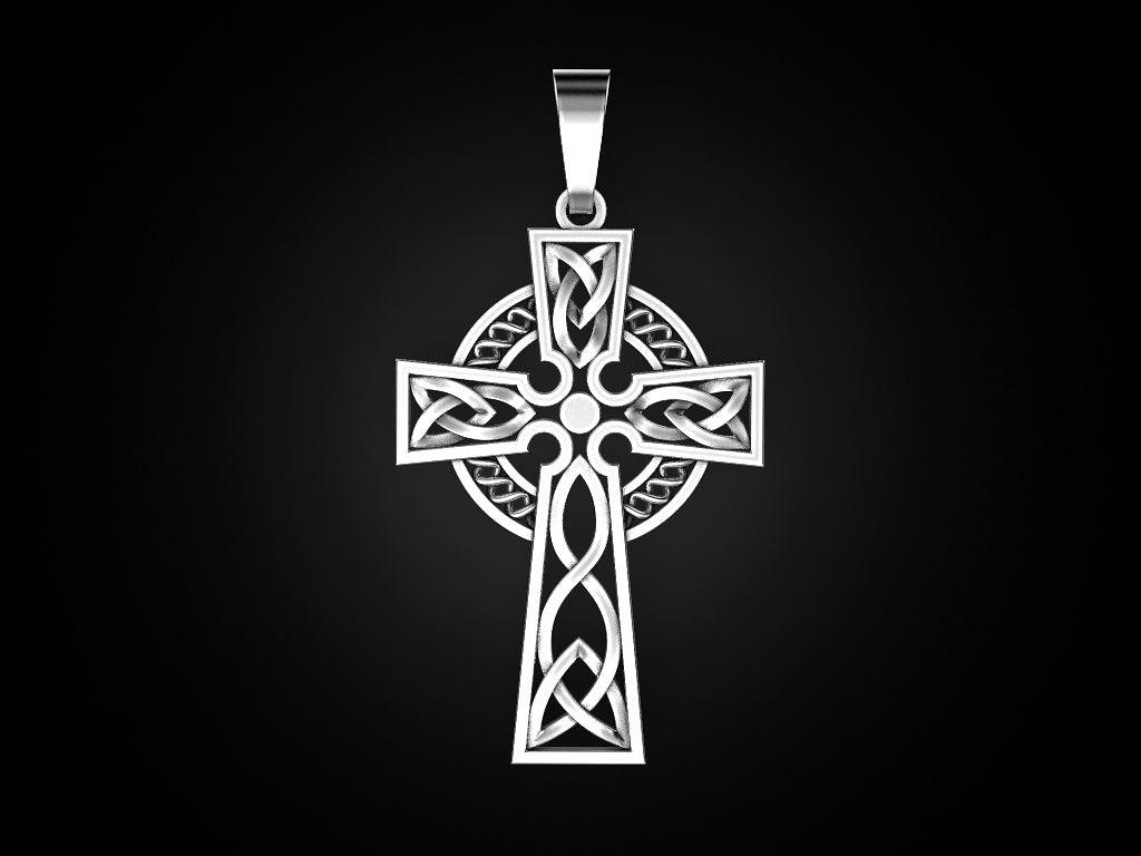 Celtic Cross Pattern Pendant - Tradition X