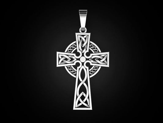 Celtic Cross Pattern Pendant - Tradition X