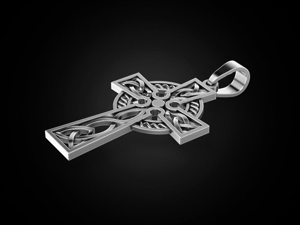 Celtic Cross Pattern Pendant - Tradition X