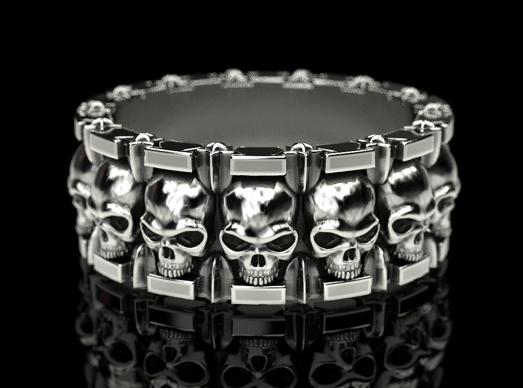 Skull and Stars Ring - Tradition X