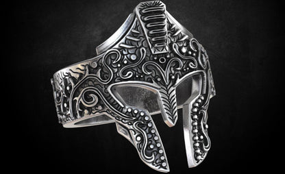 Greek Knight Helmet Ring - Tradition X