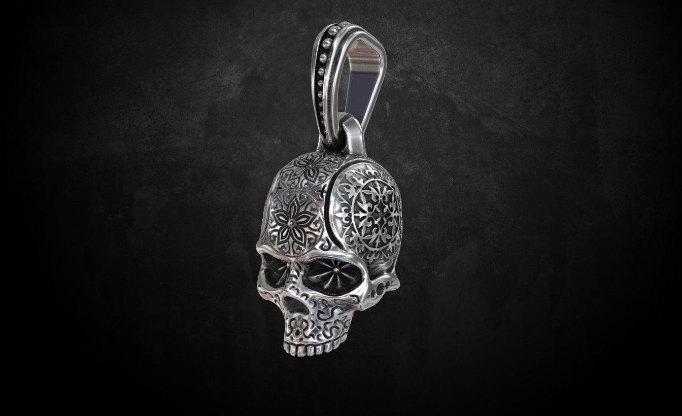 Engraved Skull Pendant - Tradition X