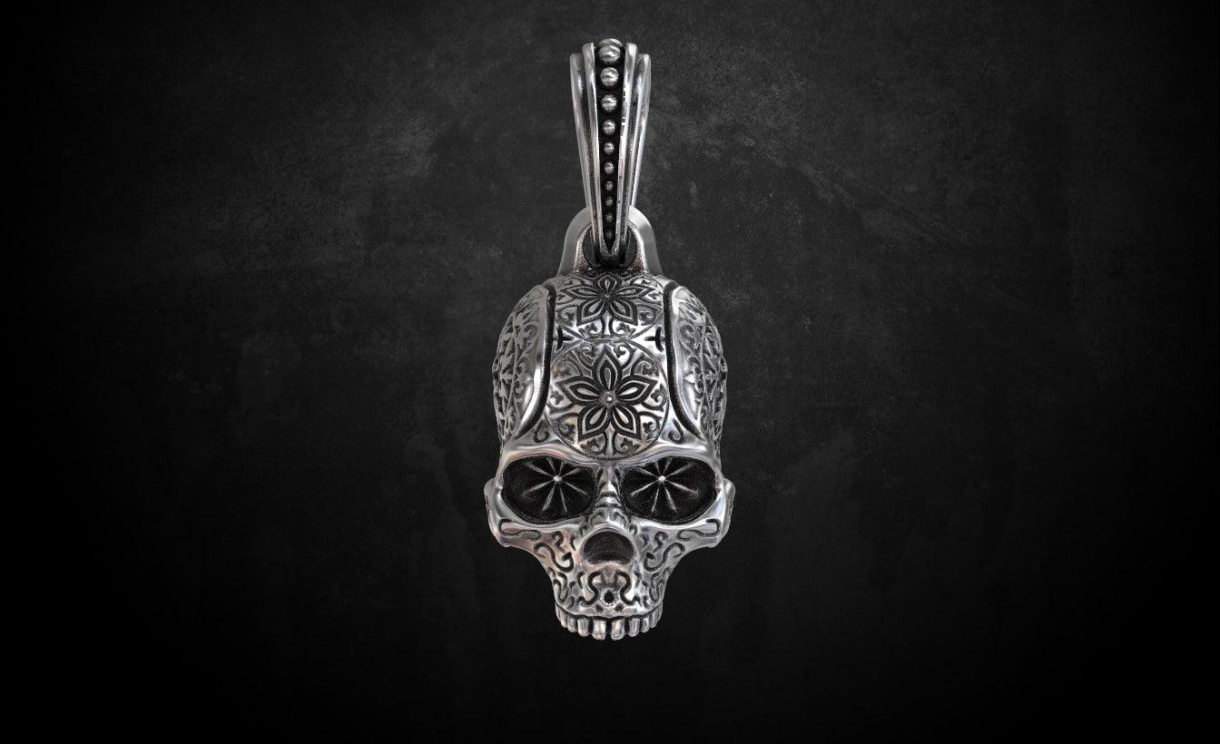 Engraved Skull Pendant - Tradition X