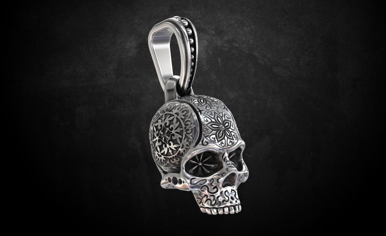 Engraved Skull Pendant - Tradition X