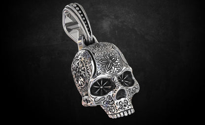 Engraved Skull Pendant - Tradition X